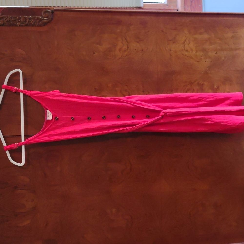 Red summer dress